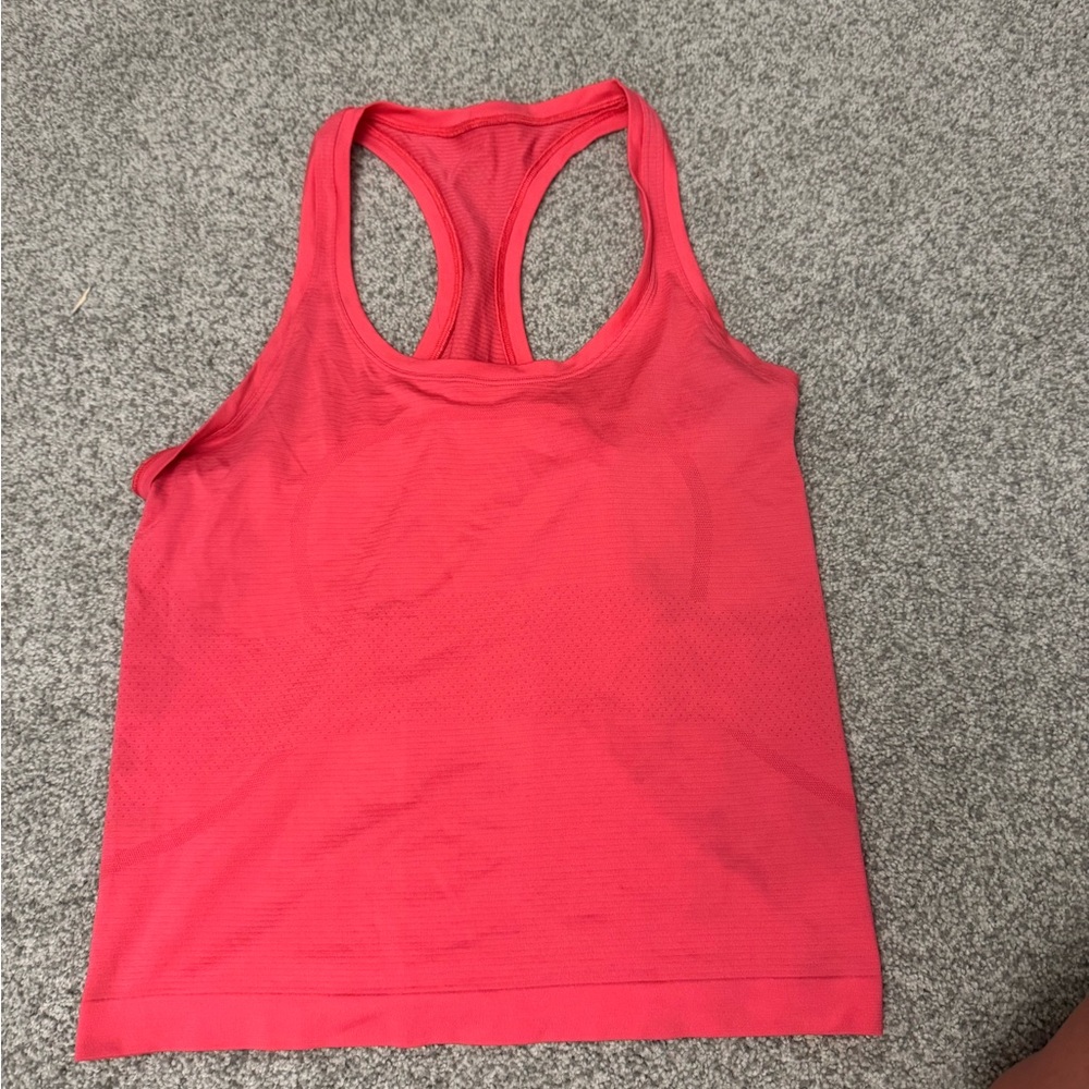 lululemon athletica Red Tank Top